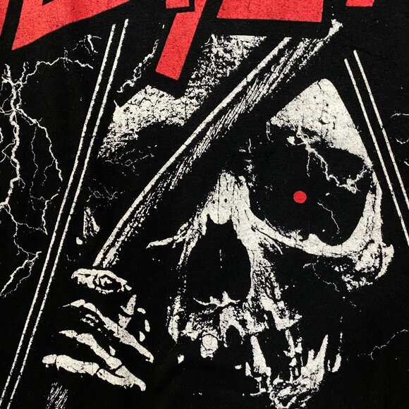 Slayer Logo Triangle Reaper Graphic Design T-Shirt Small - Picture 5 of 5